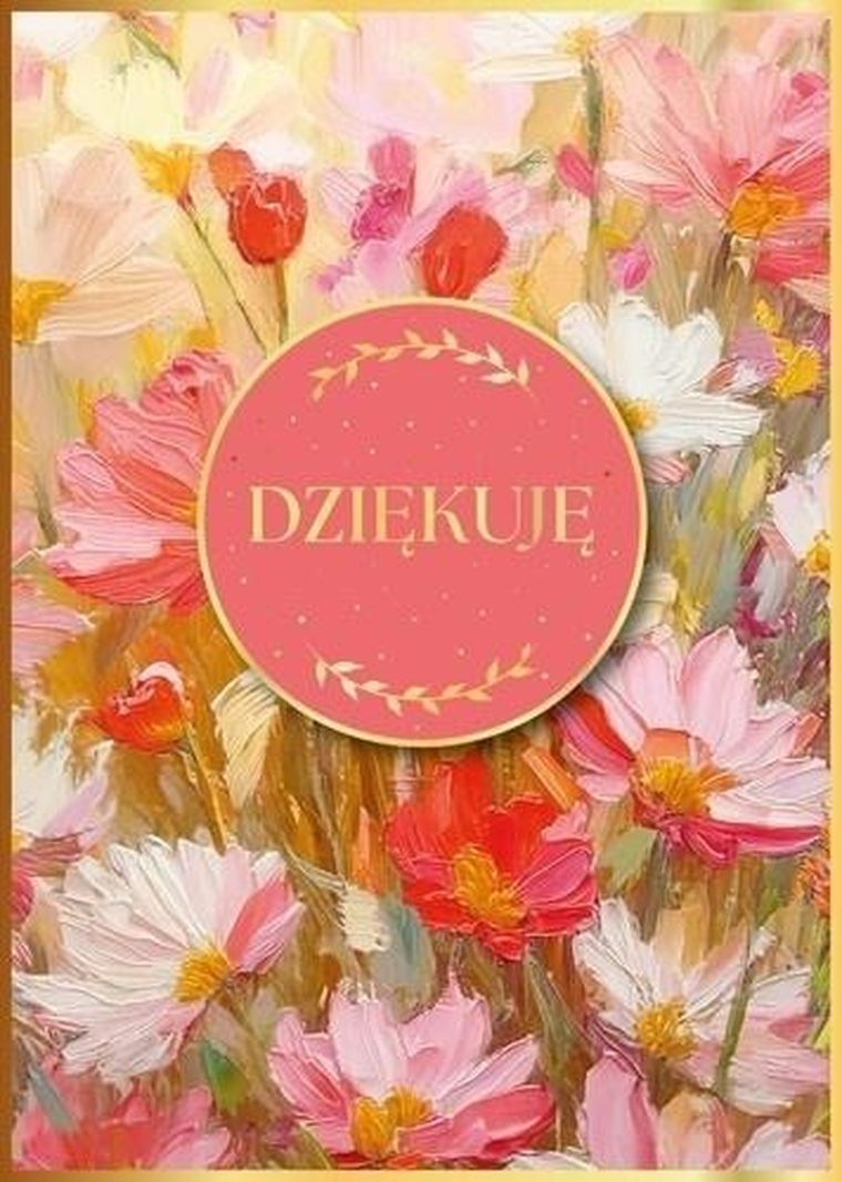 Armin Style, karnet B6 z kopertą, dziekuje