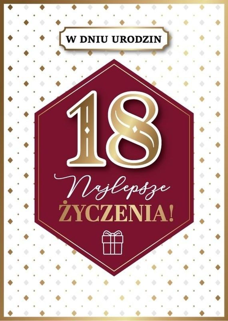 Armin Style, karnet B6 z kopertą, urodziny 18