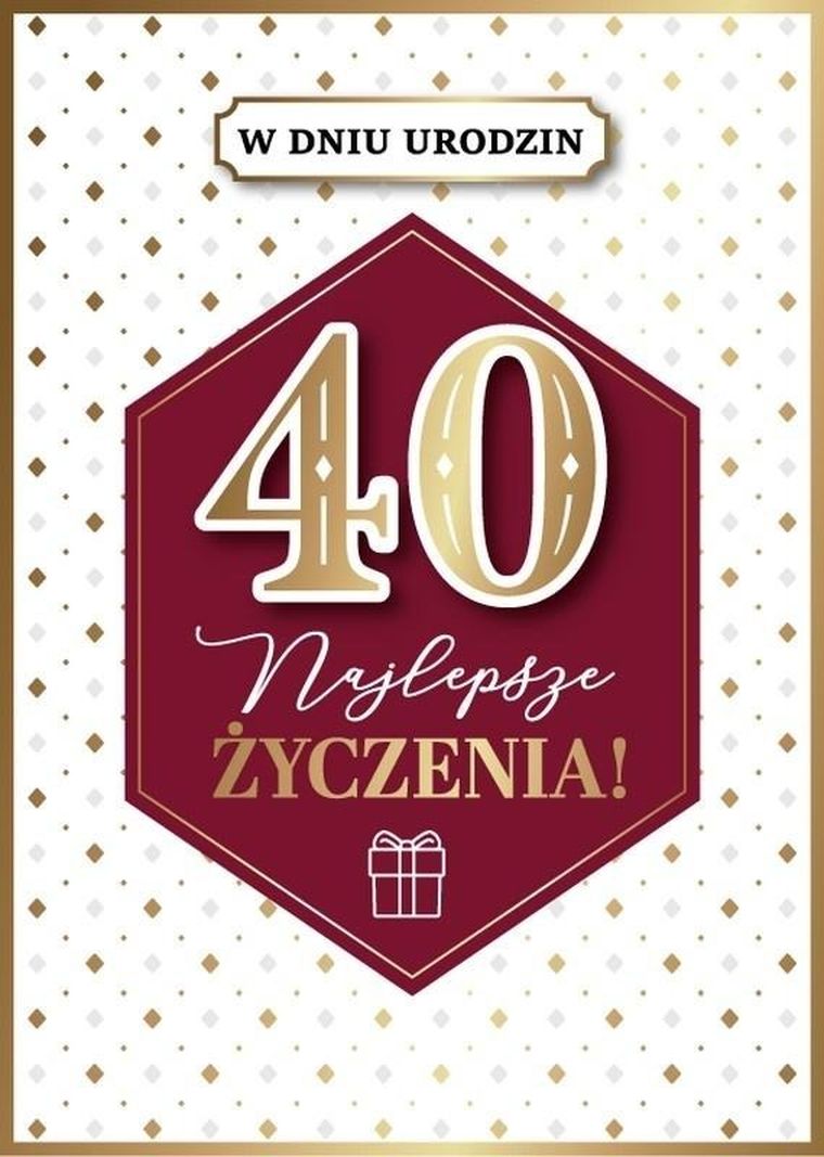 Armin Style, karnet B6 z kopertą, urodziny 40