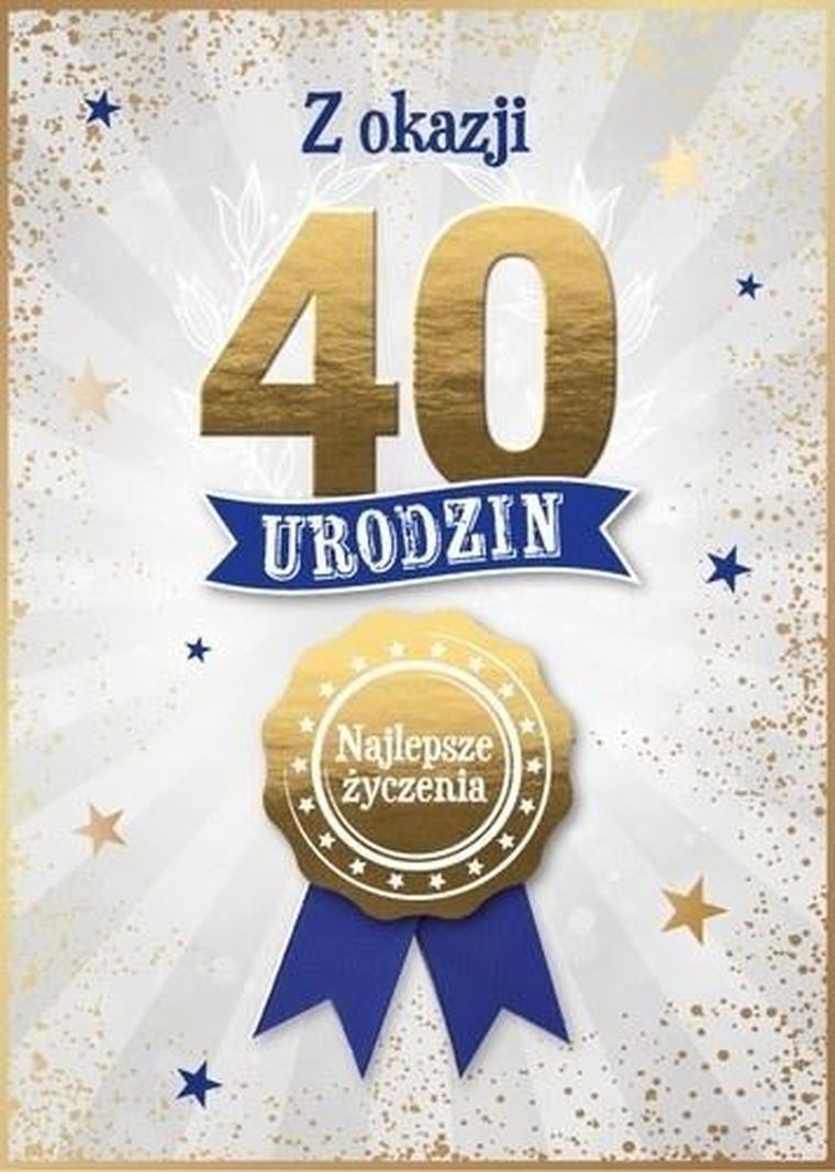 Armin Style, karnet B6 z kopertą, urodziny 40