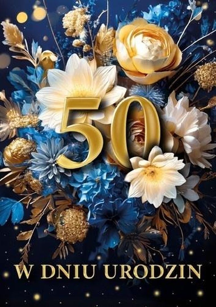 Armin Style, karnet B6 z kopertą, urodziny 50
