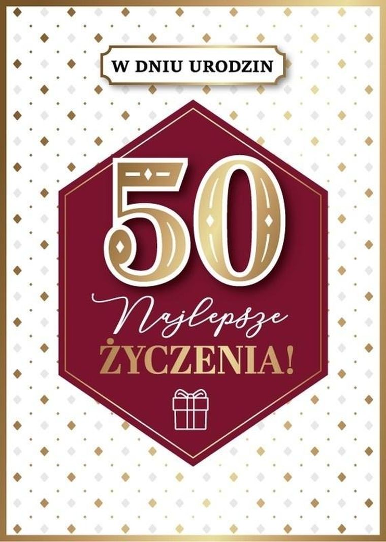 Armin Style, karnet B6 z kopertą, urodziny 50