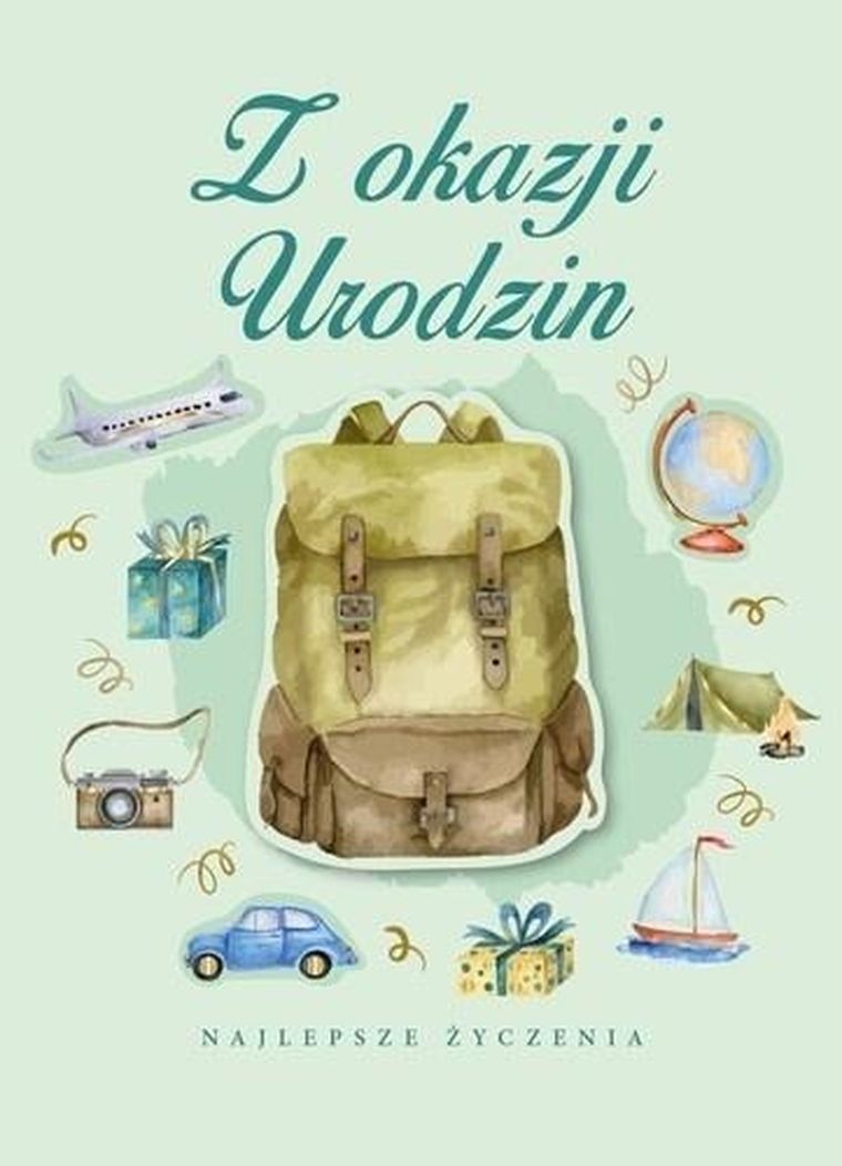 Armin Style, karnet B6 z kopertą, urodziny