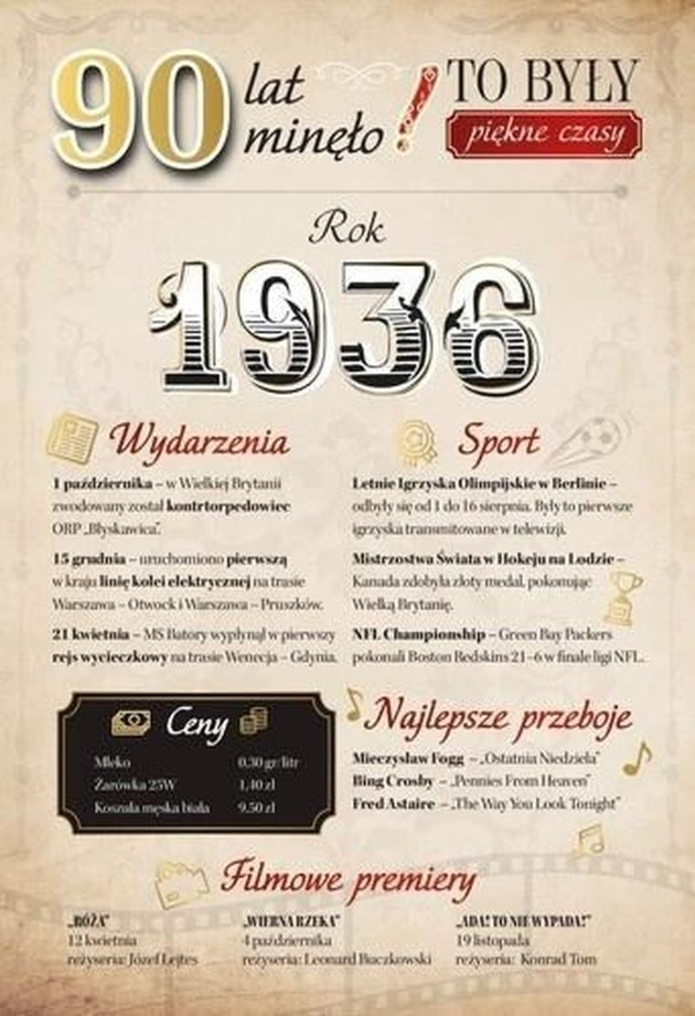 Armin Style, karnet B6 z kopertą, urodziny 90