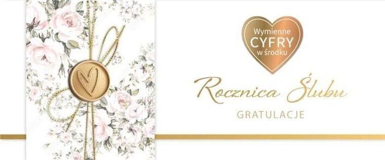 Armin Style, karnet, Rocznica Ślubu wymienne cyfry