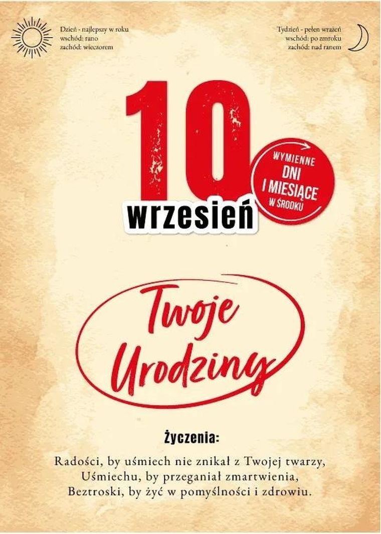 Armin Style, karnet, urodziny, wymienne cyfry