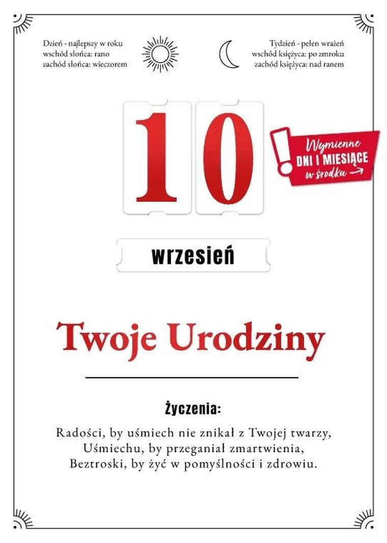 Armin Style, karnet, urodziny, wymienne cyfry