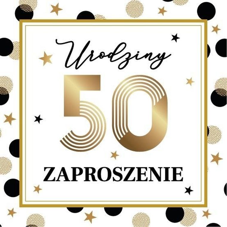 Armin Style, zaproszenie urodzinowe, 10 szt.