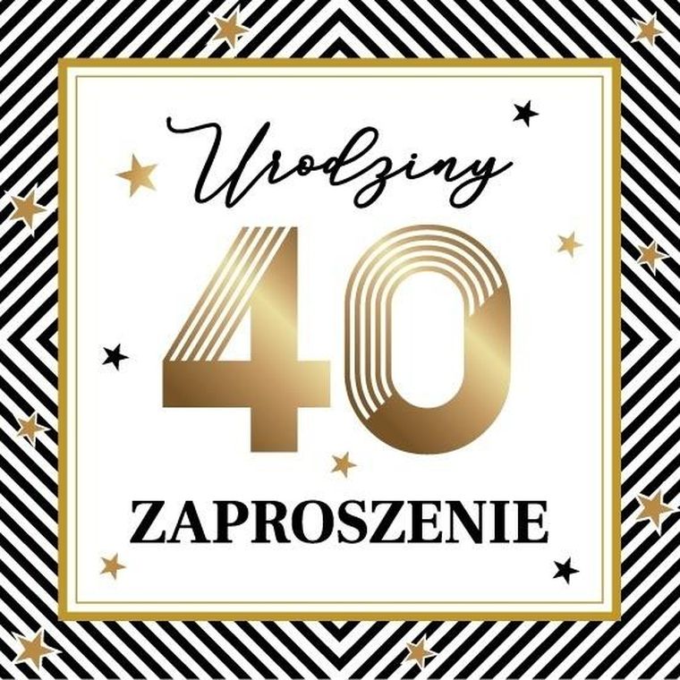 Armin Style, zaproszenie urodzinowe, 10 szt.