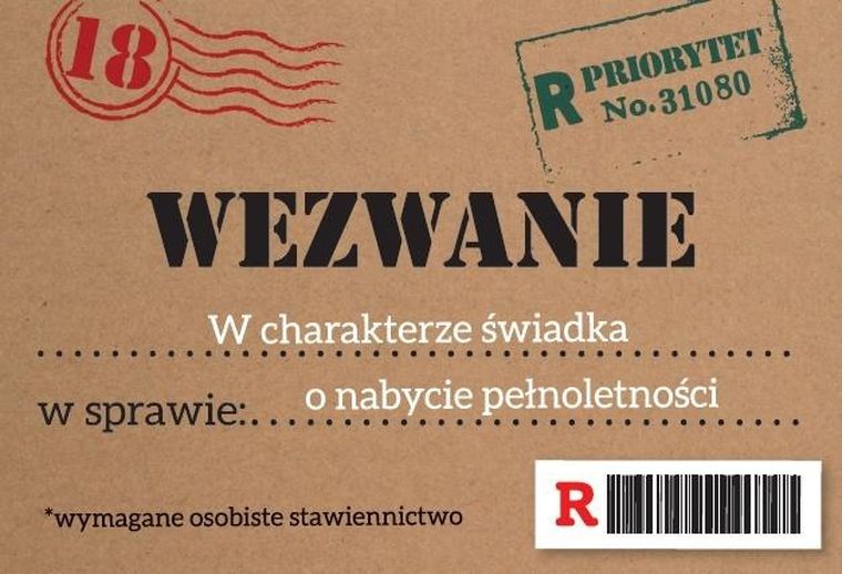 Armin Style, zaproszenie z kopertą, Urodziny, Osiemnastka, 10 szt.