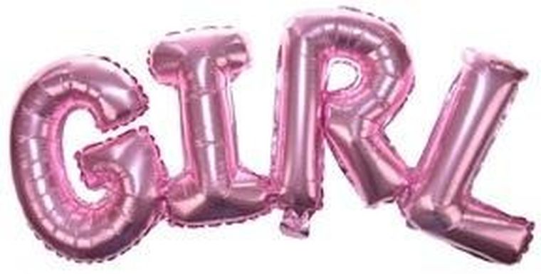 Arpex, balon foliowy, napis Girl