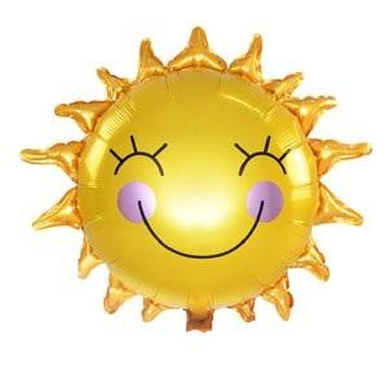 Arpex, balon foliowy, słoneczko, 55 cm