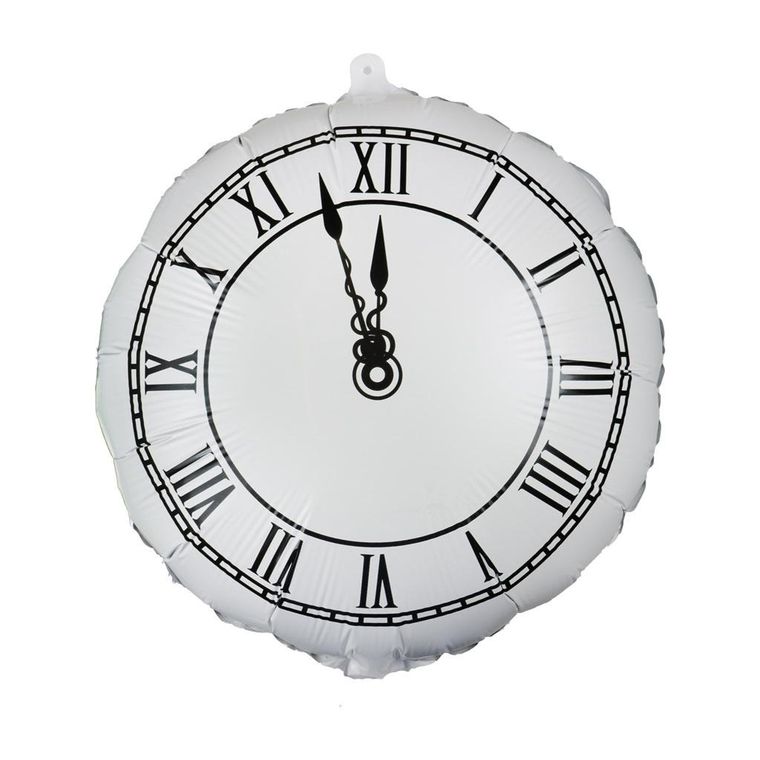 Arpex, balon foliowy, zegar