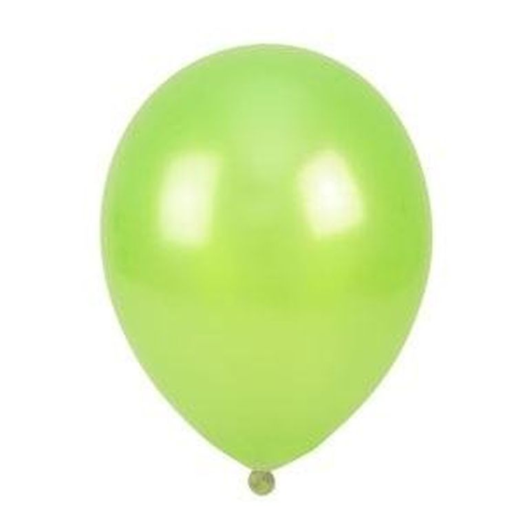 Arpex, balony metalizowane, jasnozielone, 25 cm, 100 szt.