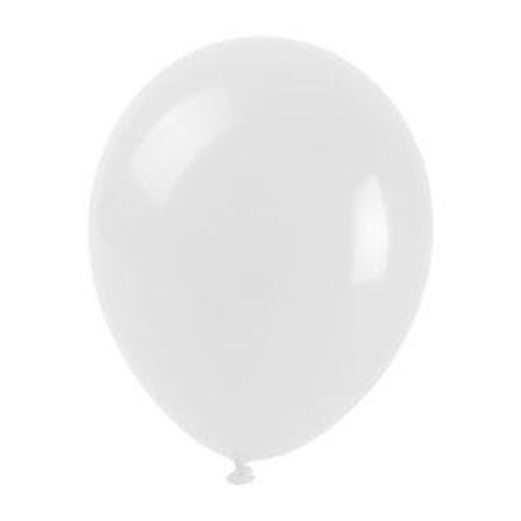 Arpex, balony pastelowe, białe, 25 cm, 100 szt.