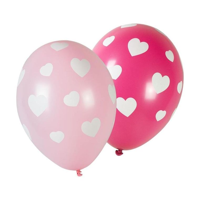 Arpex, balony, serce, 5 szt.