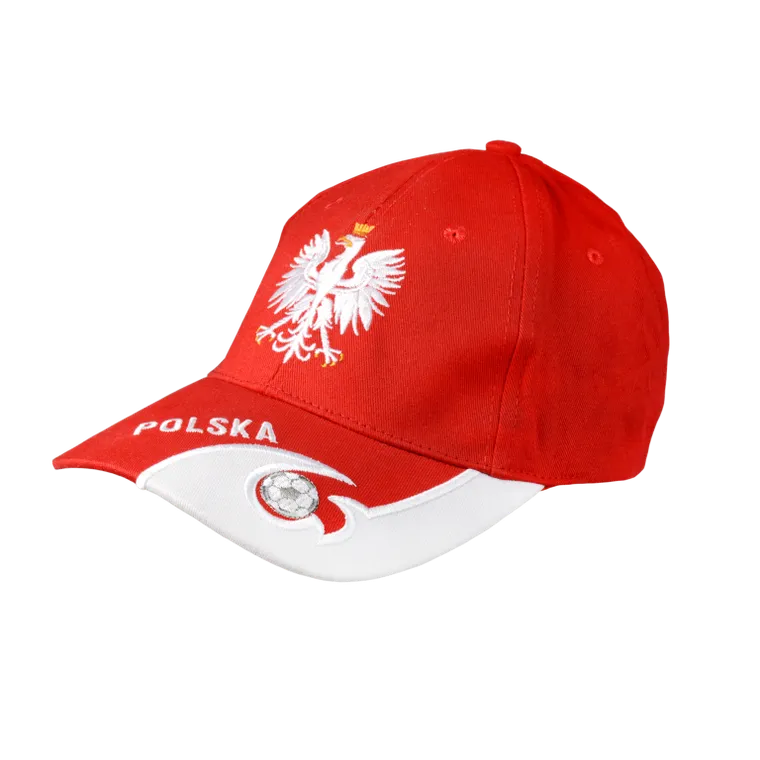 Arpex, Biało-Czerwoni, czapka kibica z daszkiem, baseballowa