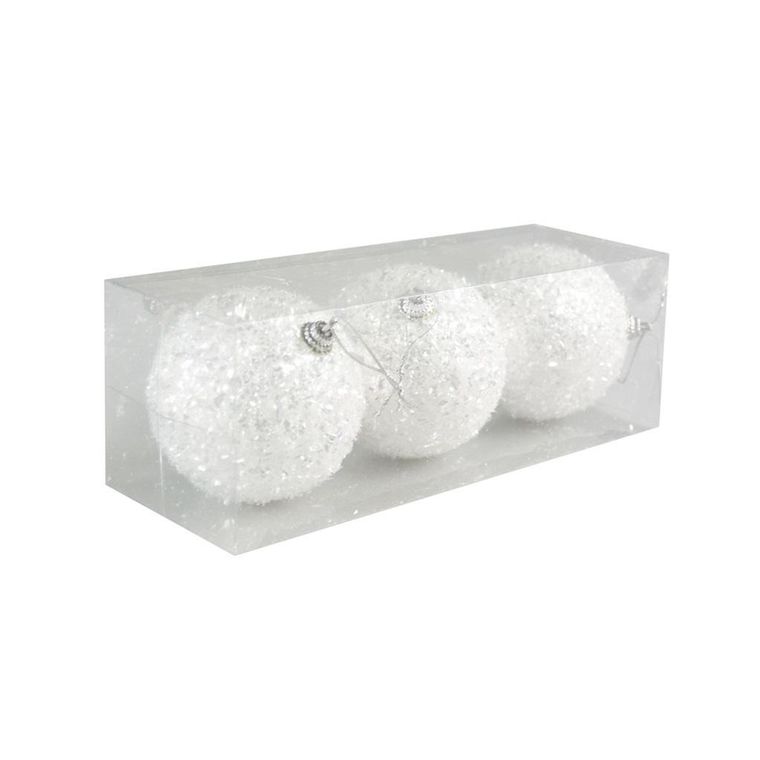 Arpex, bombki posrebrzane, 3 szt.