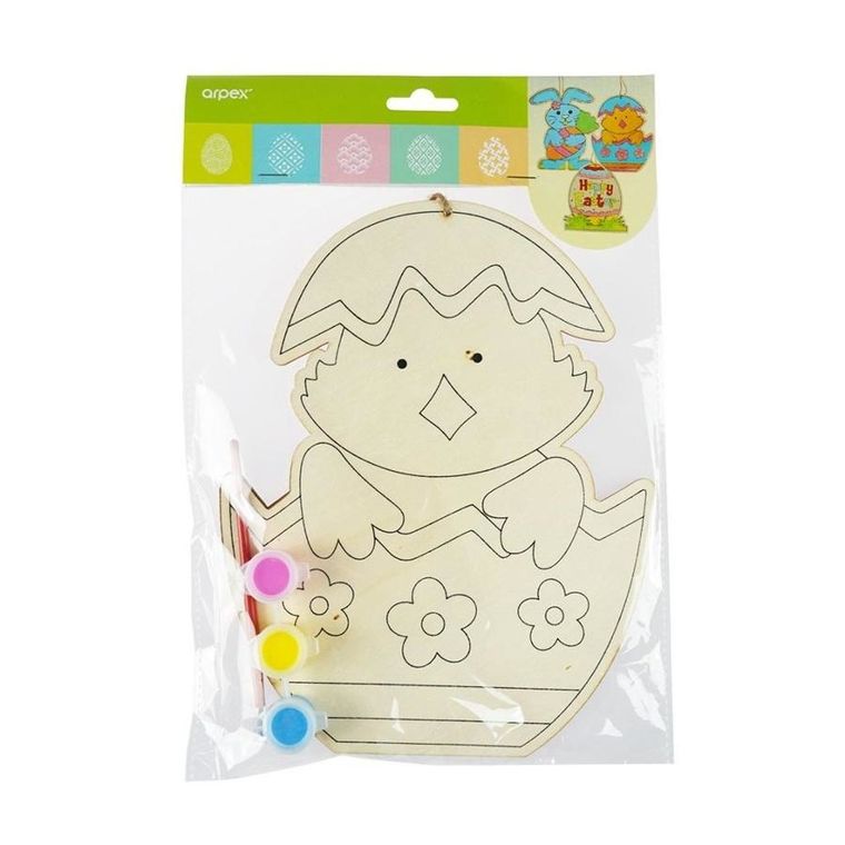 Arpex, drewniany kurczak do ozdobienia