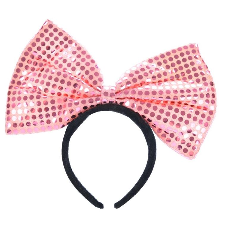 Arpex, kokarda na opasce, gigant z cekinami, różowa