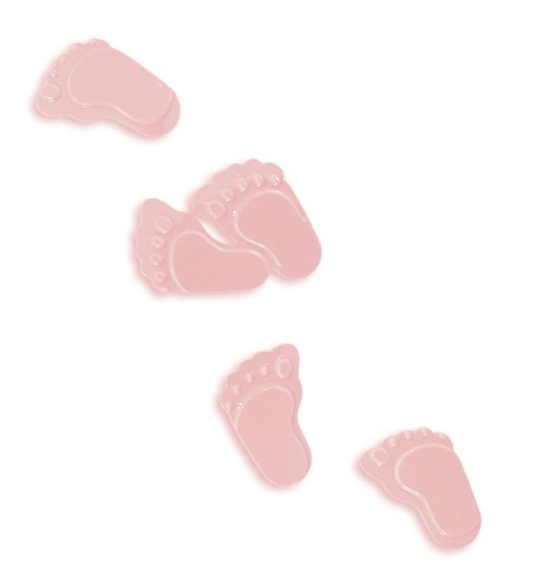 Arpex, konfetti stópki, różowe