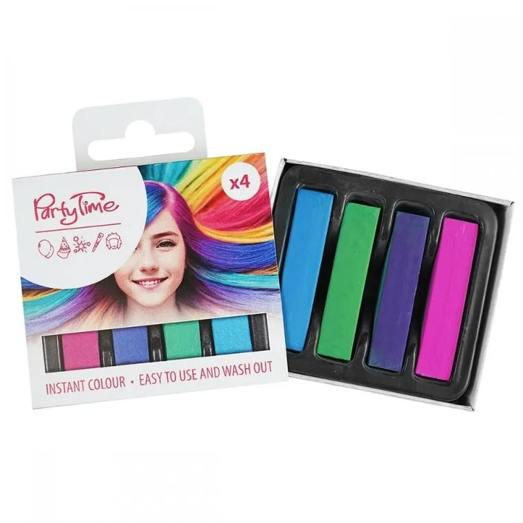 Arpex, kreda do charakteryzacji włosów, 4 szt.