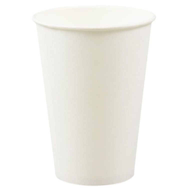 Arpex, kubki papierowe, białe, 50 szt.