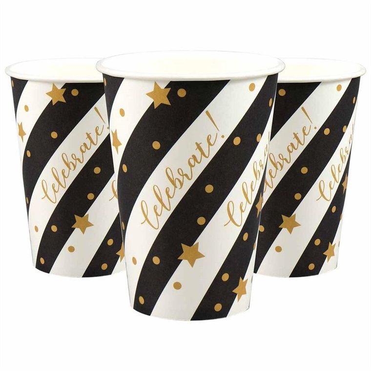 Arpex, kubki papierowe, Celebrate, 8 szt.