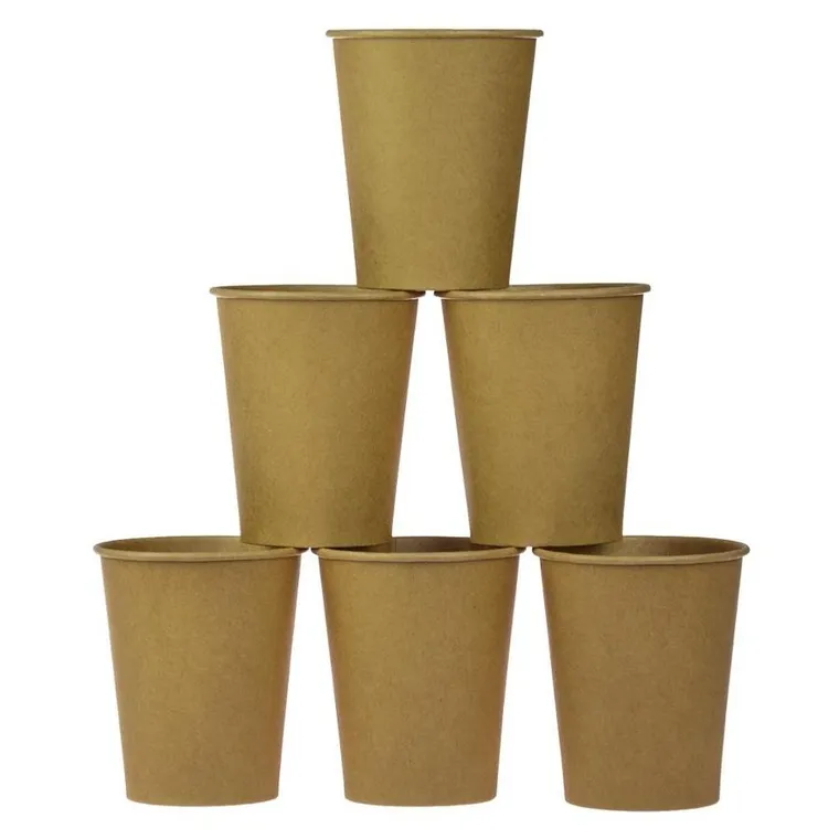 Arpex, kubki papierowe, kraftowe, 6 szt.