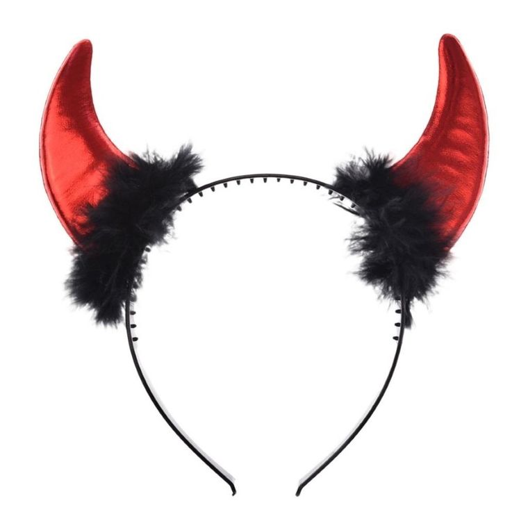 Arpex, metalizowane rogi diabła, czerwone