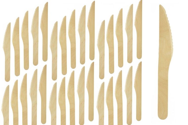 Arpex, noże drewniane, 100 szt.