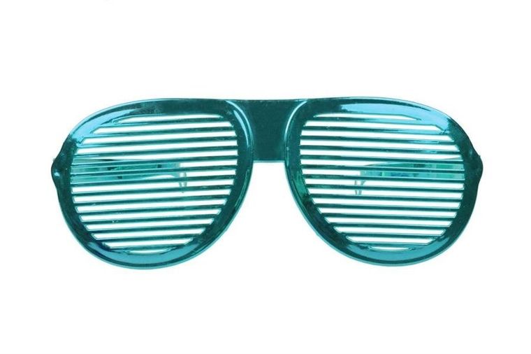 Arpex, okulary XXL, niebieskie