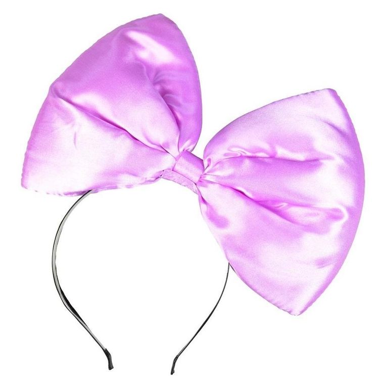 Arpex, opaska z kokardą gigant, różowa