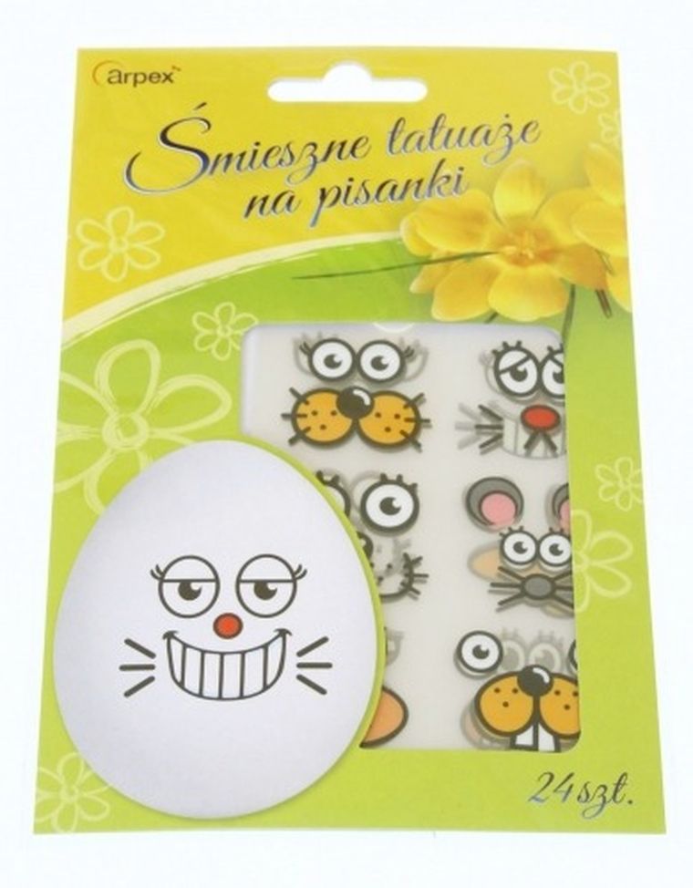 Arpex, ozdoba wielkanocna, tatuaż na pisanki