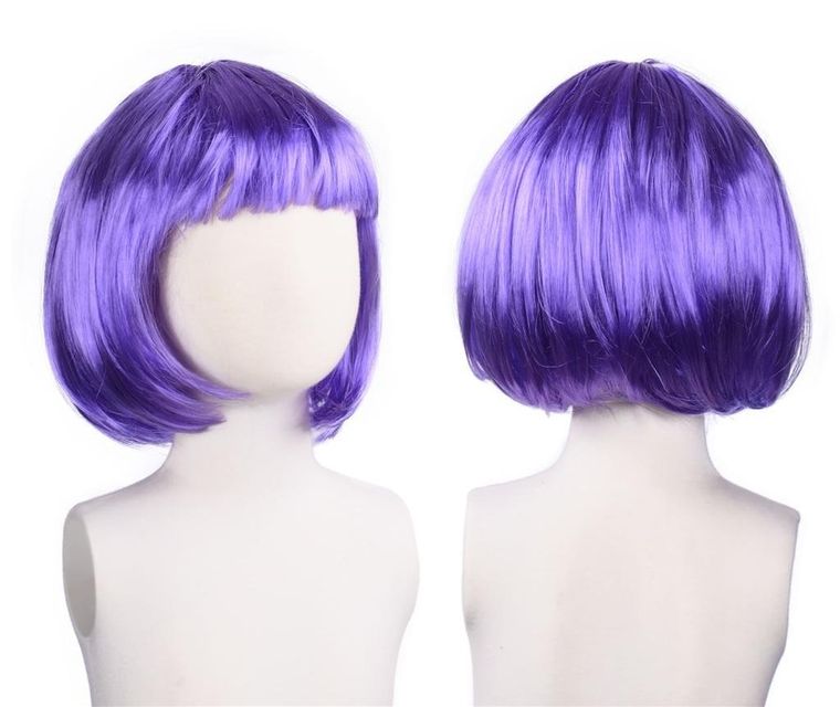 Arpex, peruka bob, fioletowa