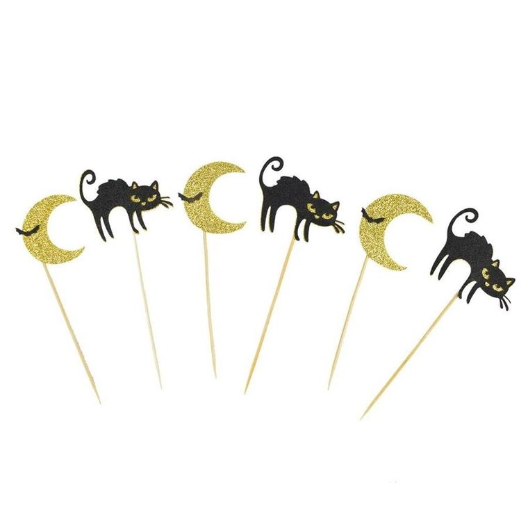 Arpex, pikery na tort, koty, 5 szt.