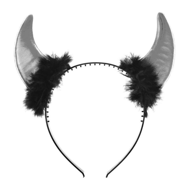 Arpex, rogi diabła na opasce, srebrne