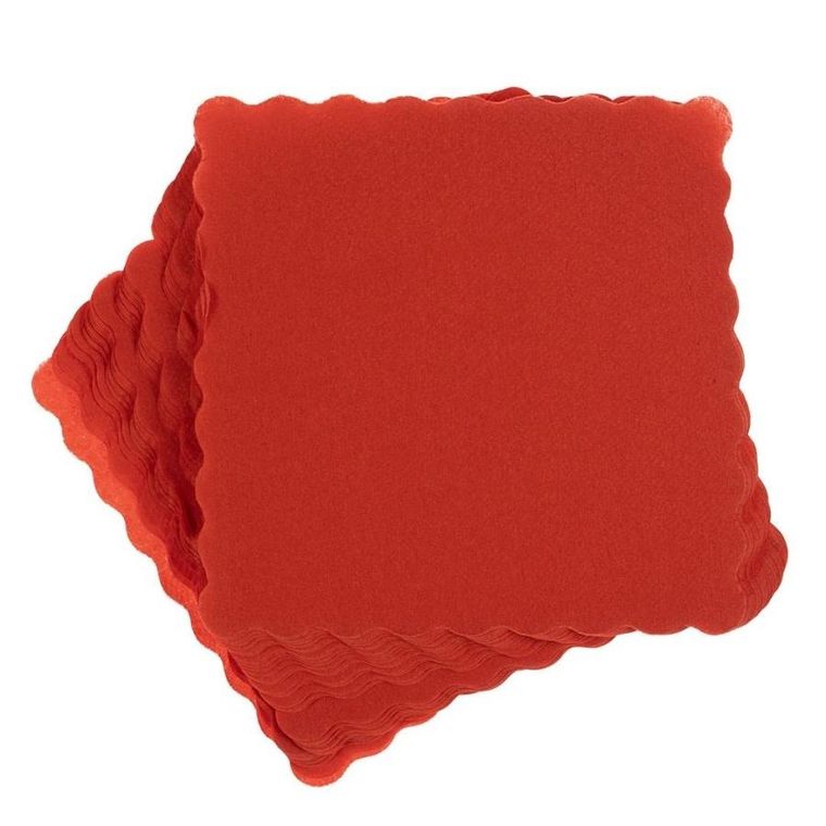 Arpex, serwetki gastronomiczne, czerwone, 15-15 cm, 120 szt.