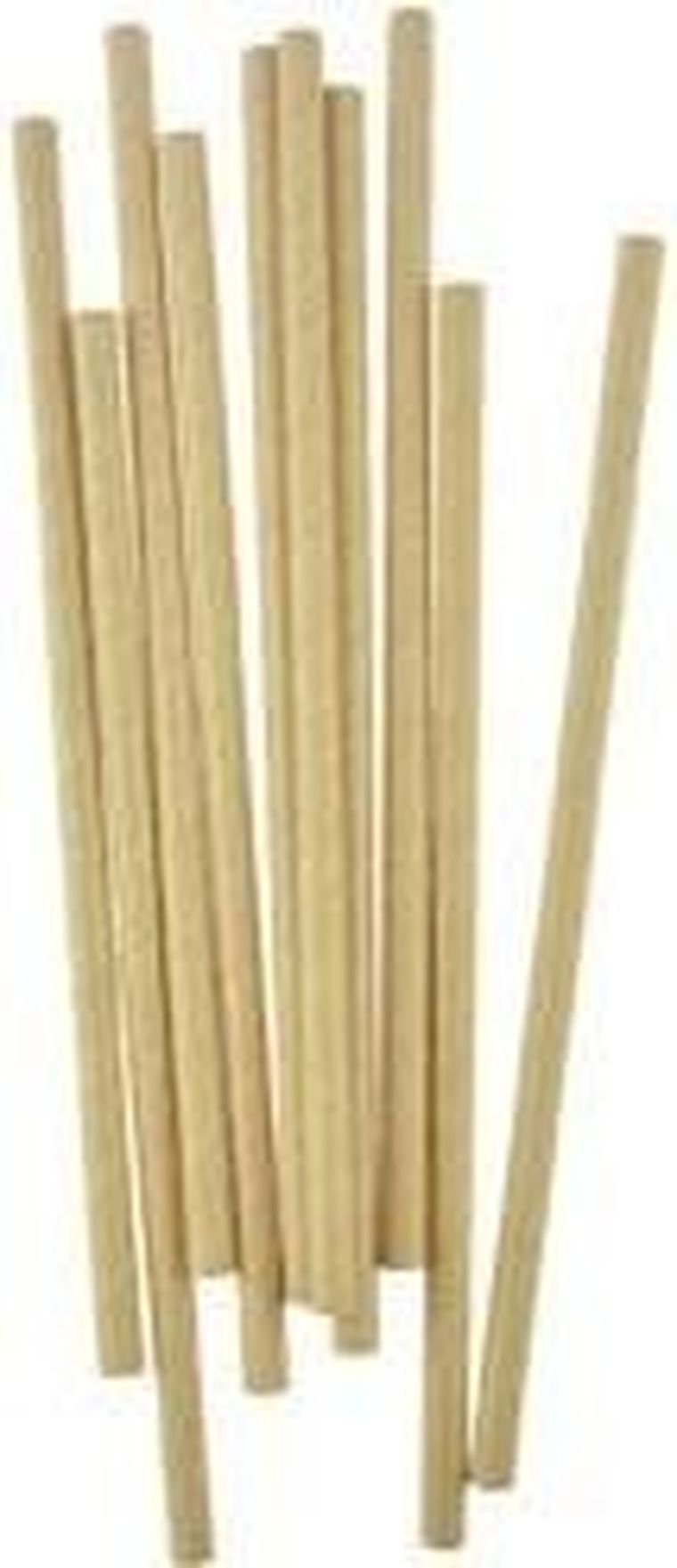 Arpex, słomki papierowe, shake, Kraft Balloons, 8 mm, 10 szt.