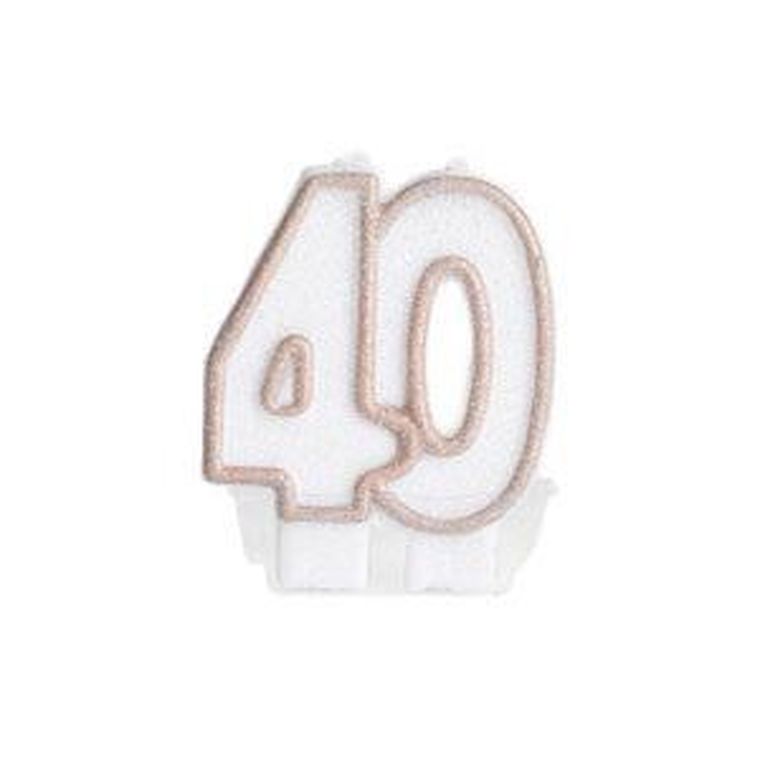 Arpex, świeczka jubileuszowa, liczba 40