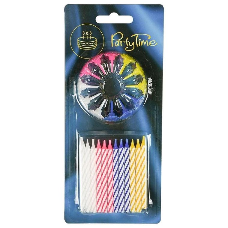 Arpex, świeczki urodzinowe, Premium, 24 szt.