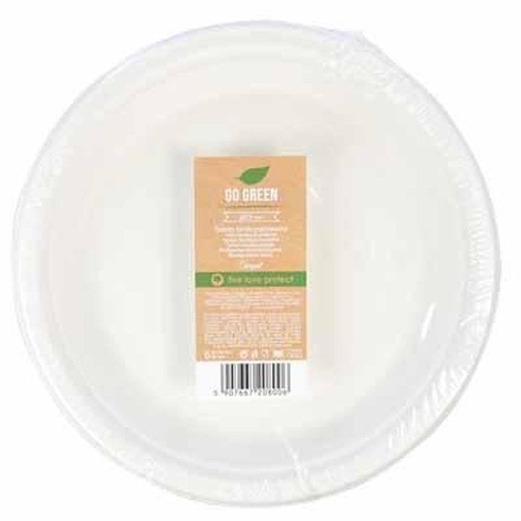 Arpex, talerze z trzciny cukrowej, 23 cm, 6 szt.