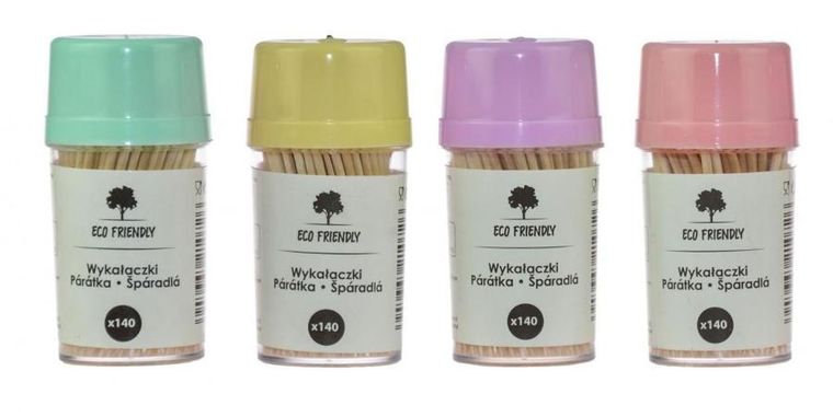 Arpex, wykałaczki, baryłka, 140 szt.