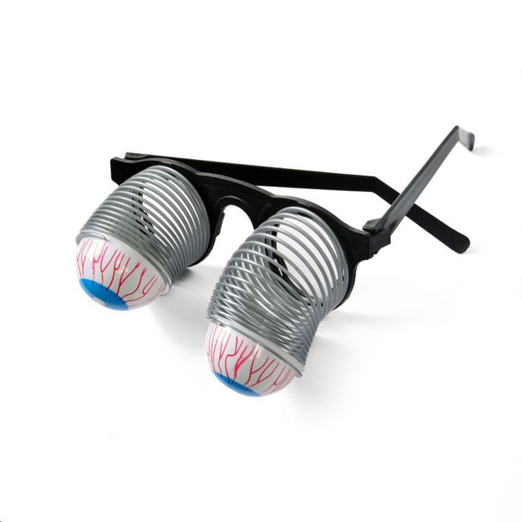 Arpex, wypadające oczy, okulary