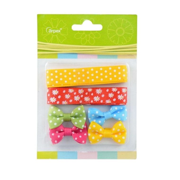 Arpex, zestaw do zdobienia, wstążki + kokardki