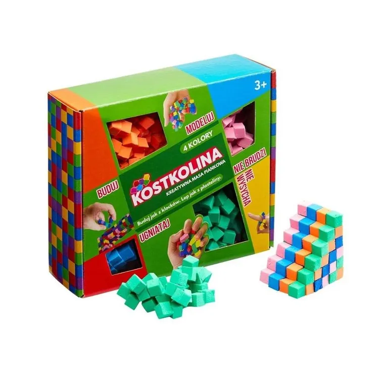 Art and Play, kostkolina, masa plastyczna, zielona