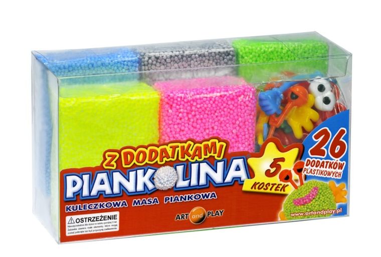 Art and Play, Piankolina, 5 kolorów z dodatkami