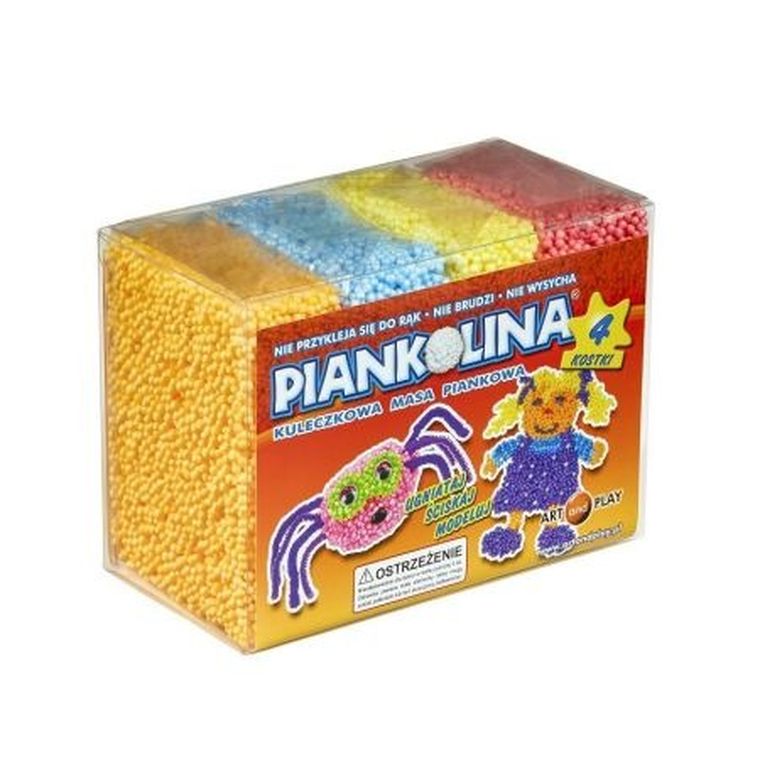 Art And Play, Piankolina, pianka do modelowania, 4 kolory