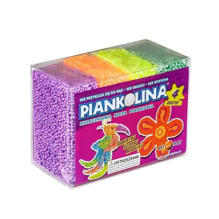 Art and Play, Piankolina, pianka do modelowania, 4 kolory
