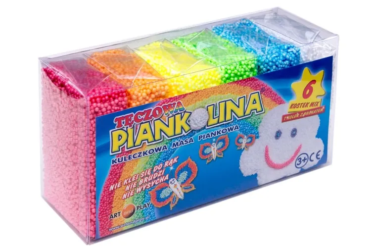 Art and Play, Piankolina, tęczowa, 6 kolorów new